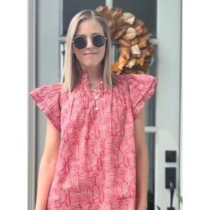 NWOT Never a Wallflower blouse, XL $198 G40